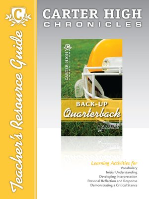 cover image of Back-Up Quarterback